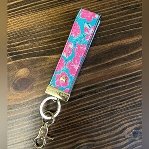 Simply Southern Pink and Blue Floral Key Holder
